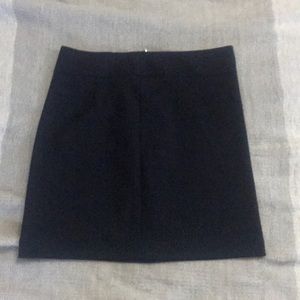 Navy blue mini skirt